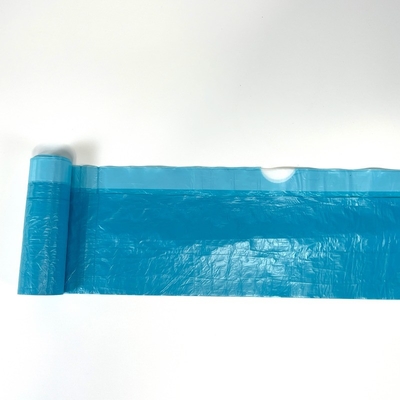 Impression offset claire 5 pièces ensemble de rouleaux sac à ordures en plastique