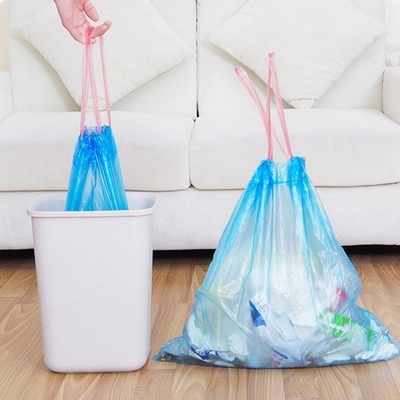 Cuisine Salon et salle de bains Déchets Drapeau à corde Sac en plastique avec logo imprimé sur mesure