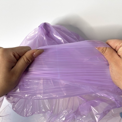 Sacs à ordures en plastique imprimés sur mesure fabriqués directement en rouleaux biodégradables