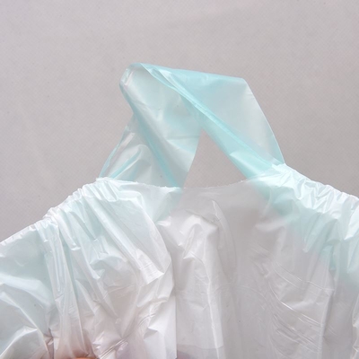 Fabrique des sacs à ordures noirs avec corde de traction HDPE/LDPE/LLDPE pour les déchets