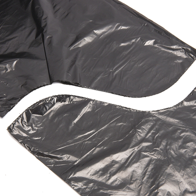 Sacs à ordures en PE beige en plastique HDPE/LDPE à cravate pour la marque personnalisée directe