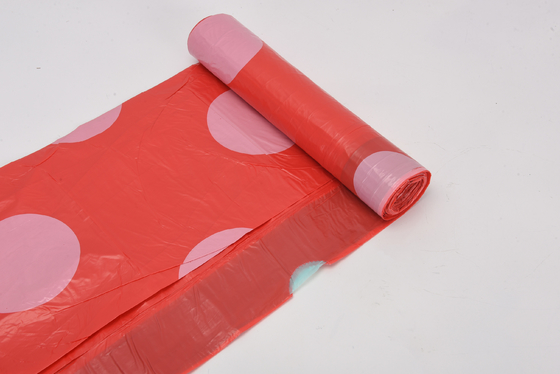Sacs à ordures en plastique imprimés sur mesure avec une épaisseur de 5 à 80 microns