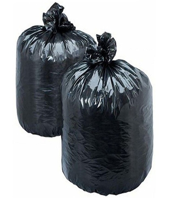 Produits ménagers Sac à ordures en plastique noir pour éliminer les déchets respectueux de l'environnement