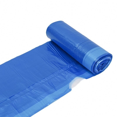 Sacs à ordures en plastique à corde de traction épais et colorés sur rouleau pour une gestion propre des déchets