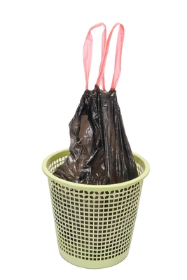 8-30L Sacs à ordures ménagers 100-200 Compteur Fermeture à corde à tirer Sacs en plastique