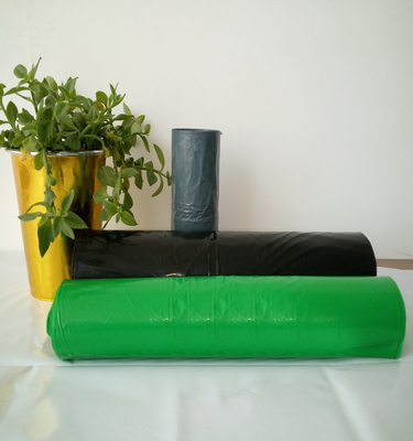 Commande personnalisée acceptée Sacs à ordures en plastique LDPE noir extra fort pour les déchets de construction