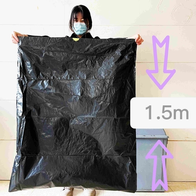 Gestion de surface en relief LDPE Black Star Seal Gros sacs à ordures pour votre entreprise