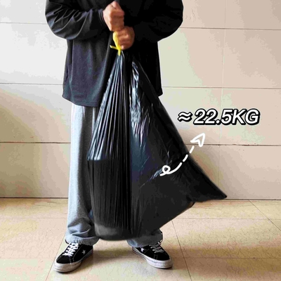 Gestion de surface en relief LDPE Black Star Seal Gros sacs à ordures pour votre entreprise