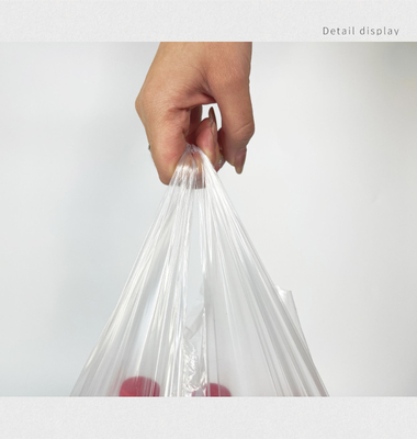 45*50Cm Noir épaississant à usage unique en point de rupture Matériau du sac à ordures Bouche plate Sac en plastique ménager pour autres aliments