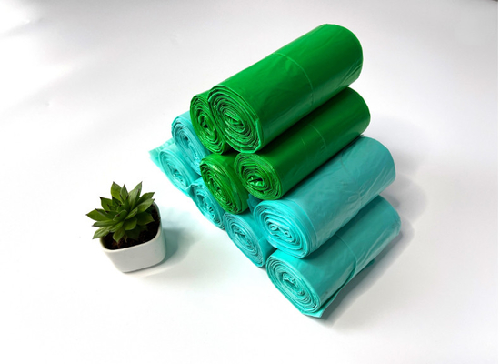 46 X 33 T-shirts clairs Sacs à ordures pour couches 1,3 Mil Sacs à ordures en plastique à sceau plat