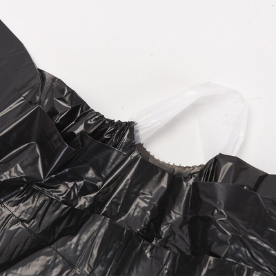 HDPE 15 pcs rouleaux commande directe clair haute cuisine corde à tirer nettoyage sac à ordures plastique