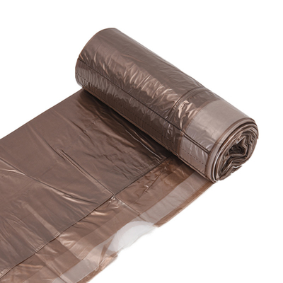 HDPE 15 pcs rouleaux commande directe clair haute cuisine corde à tirer nettoyage sac à ordures plastique