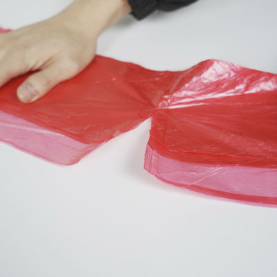 Sac de taille matérielle personnalisé pour sac de fond carré de sac en plastique à emporter rapide