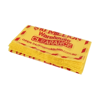 Matériau vierge hdpe sacs à ordures étoilés sur rouleau sac en plastique bleu rose noir jaune