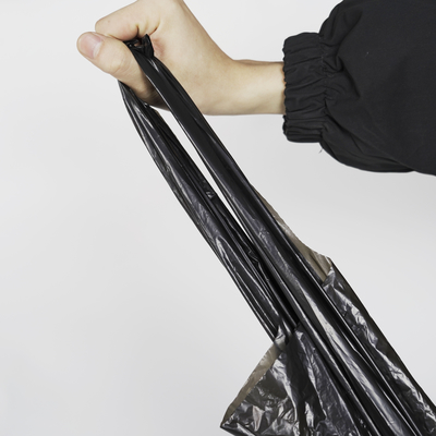 Fermeture à la corde à traction Sacs à ordures de taille moyenne à grande taille pour le manche d'étanchéité Matériau HDPE/LDPE/LLDPE