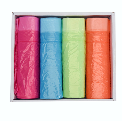 Sac à ordures de cuisine parfumé avec fermeture à corde à tirer et conception imperméable