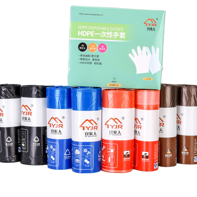 Produits ménagers industriels Sacs en PEHD épais Sacs à ordures Flexo Impression