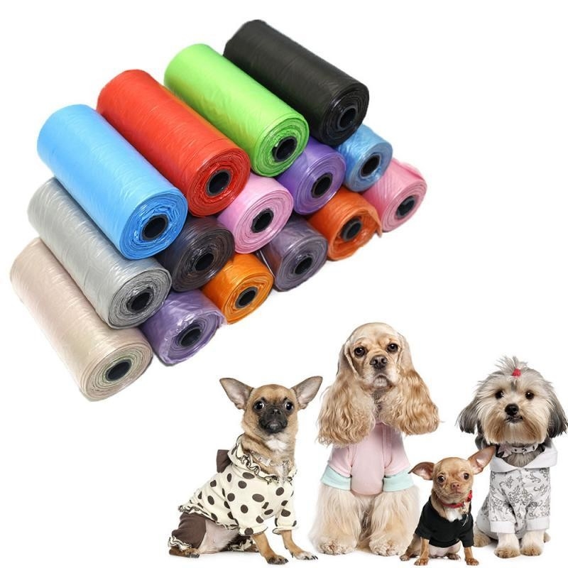 Sac de déchets en plastique biodégradable à 100% pour chien Taille personnalisée avec logo Logo personnalisé