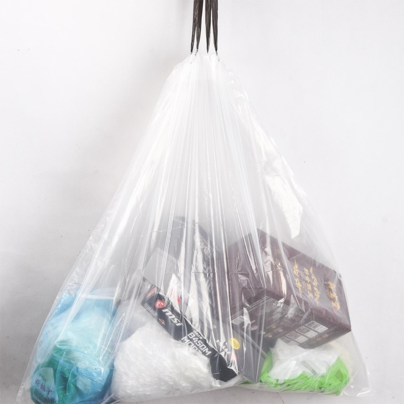 5 à 50 microns d'épaisseur en PE, en plastique, en rouleau pour emballage de déchets clairs