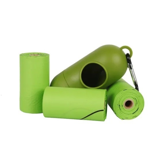 Emballage alimentaire Logo personnalisé écologique imprimé Biodégradable Pet Dog Poop Bag pour chiens