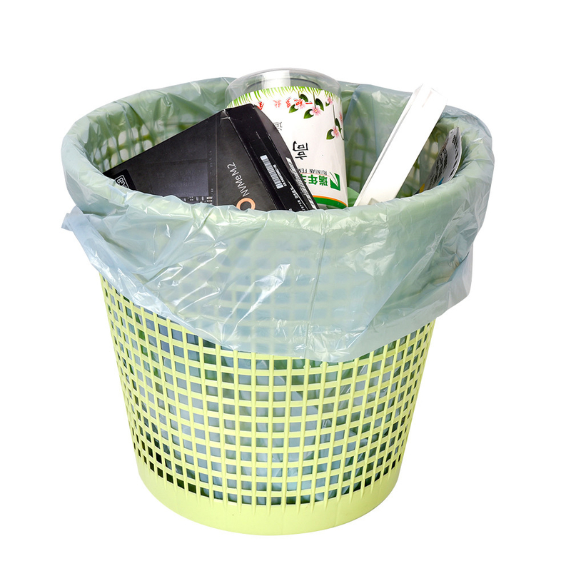 Emballage des déchets Taille personnalisée Sacs plats avec étoile pour la collecte des déchets ménagers