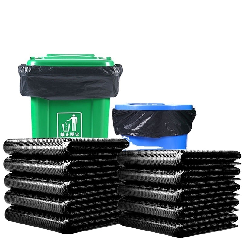 Sacs à ordures industriels lourds et noirs pour les poubelles extérieures