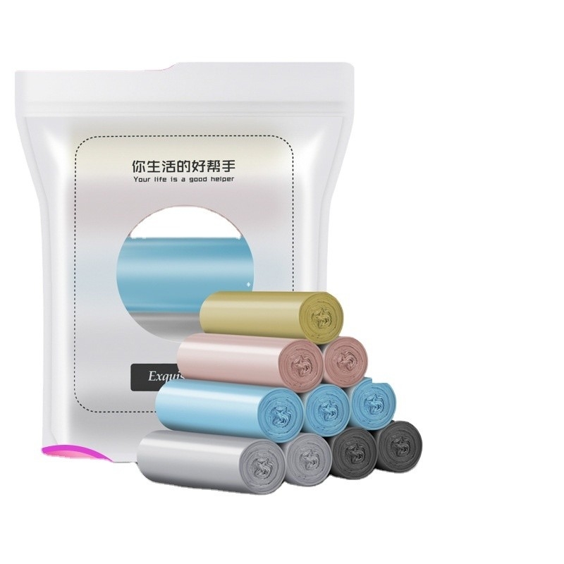 Produits ménagers sacs à ordures en plastique portable épaissis avec certificat OK compost