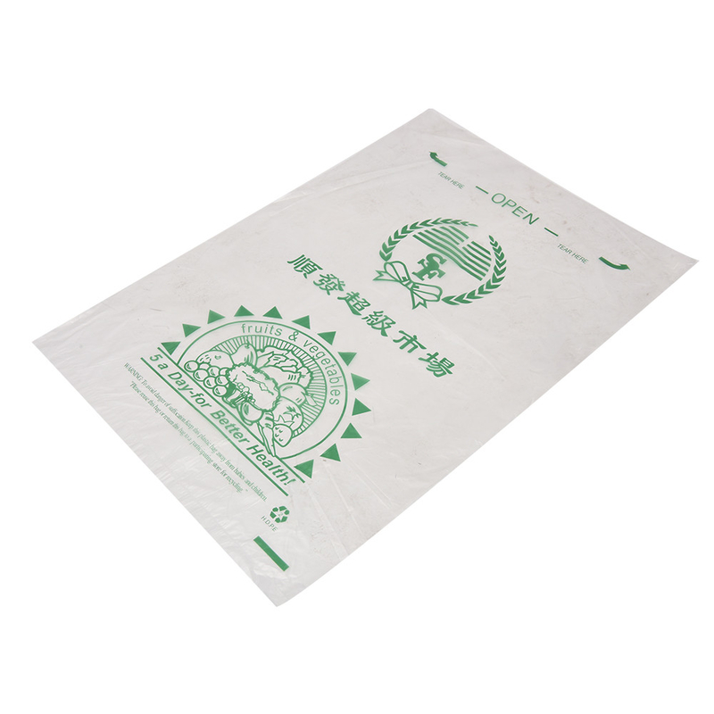 Option de logo personnalisé en plastique transparent haute pression PE emballement plat sac de production sur rouleau