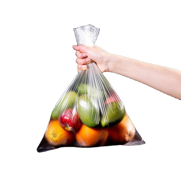 Aliments secs ménagers respirants perforés emballage alimentaire personnalisé auto-imprimé sac en PE en plastique