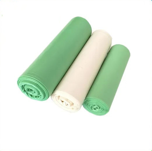 Sac de fond carré PBAT et amidon de maïs 510*480 Sac de déchets pour compostage biodégradable