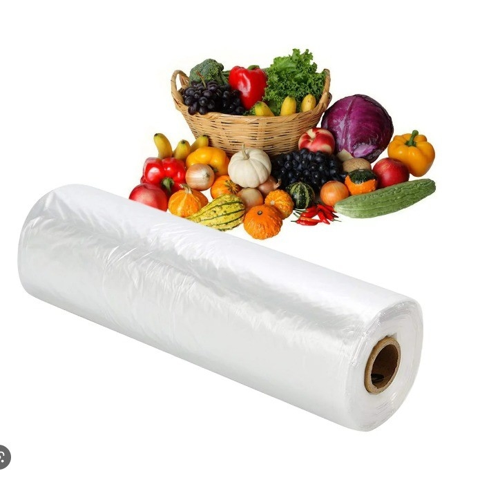 Produire des sacs à rouleaux en HDPE à haute densité pour l'impression du logo du client ou sur demande