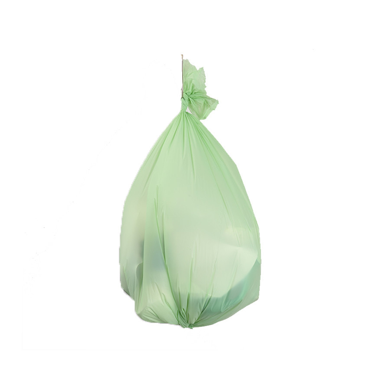 Taille personnalisée Amidon de maïs écologique biodégradable plastique compostable sacs à ordures sur rouleau