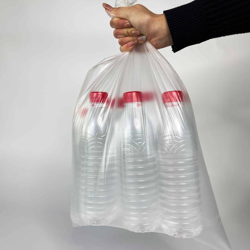 Supermarché Sacs à ordures en plastique de type rouleau pour ménage à bouche plate et point de rupture