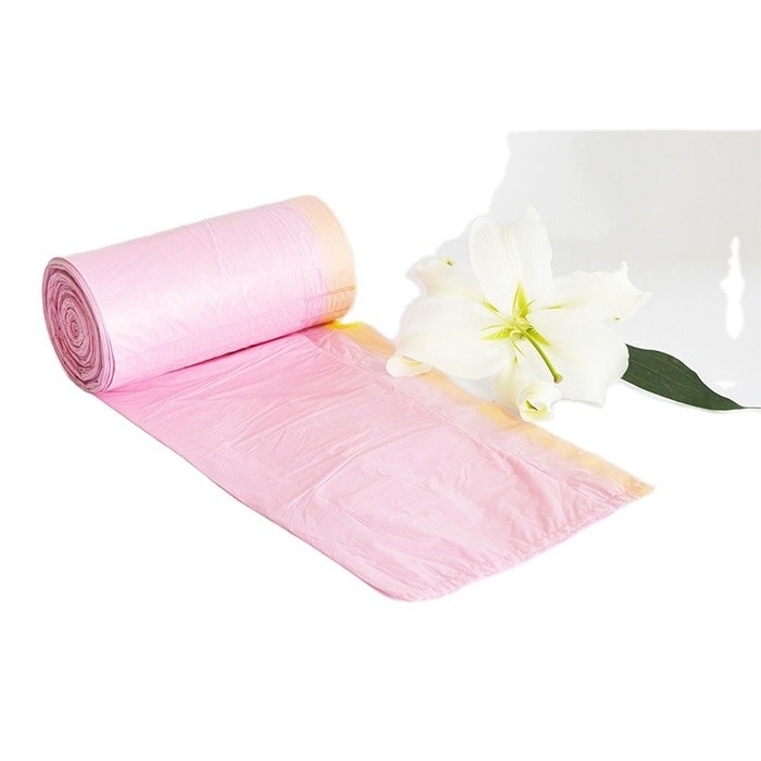 Commande personnalisée Accepté HDPE/LDPE Star scellés sacs à ordures en plastique pour les déchets sécurisés
