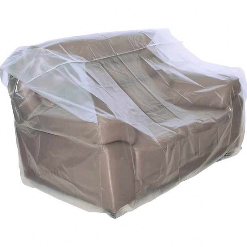 Sacs de rangement de vêtements en PEHD transparents pour canapés Sacs de vêtements clairs légers CN SHN
