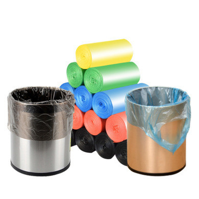 Logo personnalisé Boîte noire Sacs de déchets biodégradables