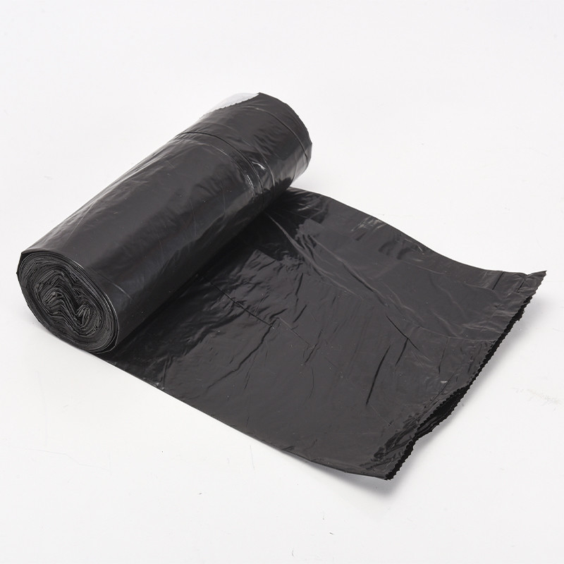 Sacs à ordures transparents en HDPE 120L avec corde de traction pour produits ménagers