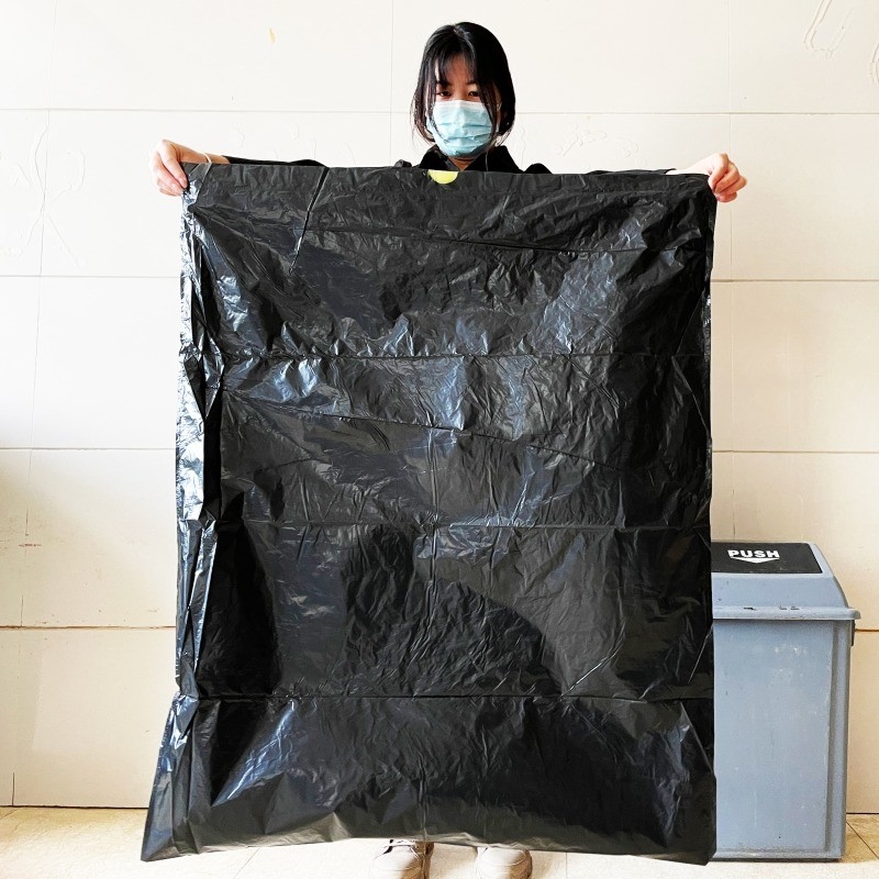 5-50 microns Épaisseur sur commande en plastique Noir Rejeter les ordures Les ordures Sacs d'emballage