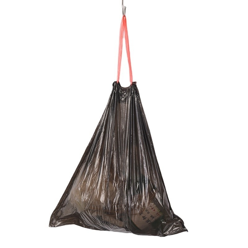 Sacs à ordures biodégradables en HDPE/LDPE de 13 gallons en rouleau de couleur beige avec matériau en LLDPE
