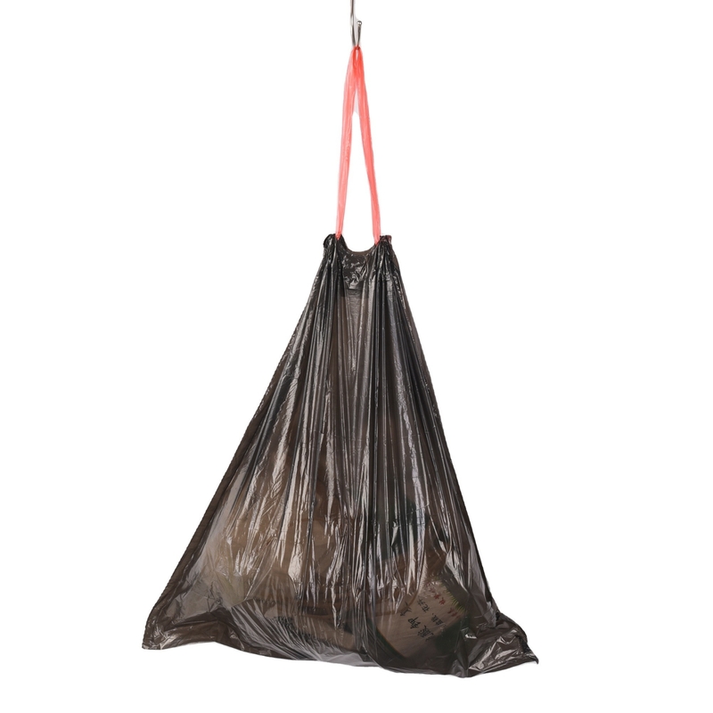 8-30L Sacs à ordures ménagers 100-200 Compteur Fermeture à corde à tirer Sacs en plastique