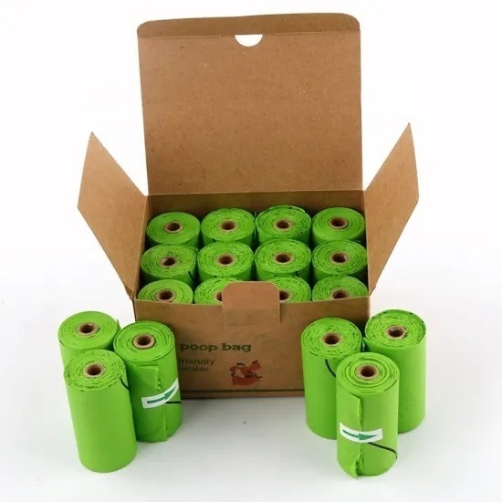 Sacs à ordures imprimés sur mesure 100% compostables pour chiens et animaux de compagnie