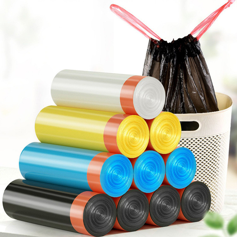72L 20 pouces Flex recyclage 35L plastique 1 tonne 100 litres Portables sacs à ordures à corde