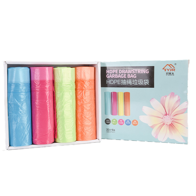 Commande personnalisée sacs à ordures en HDPE plastique jetable sur rouleaux Star Seal poubelles